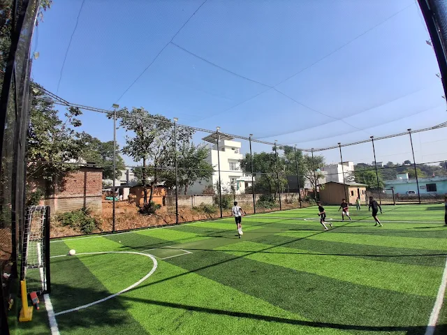 Mahi Global turf cricket box and cafe