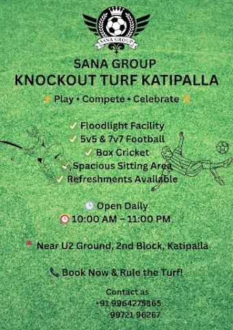 Knockout turf & soapy football